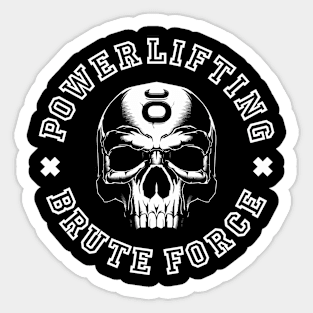 powerlifting bodybuilding Sticker